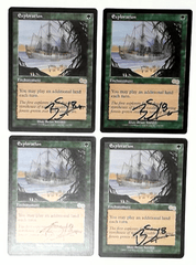 V1197: Exploration: MP: Urza's Saga: Signed/Autographed: Brian Snoddy: Black